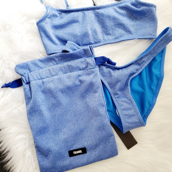 NWT Triangl Swimwear MICA - MARINA SPARKLE Size XS - Picture 5 of 11